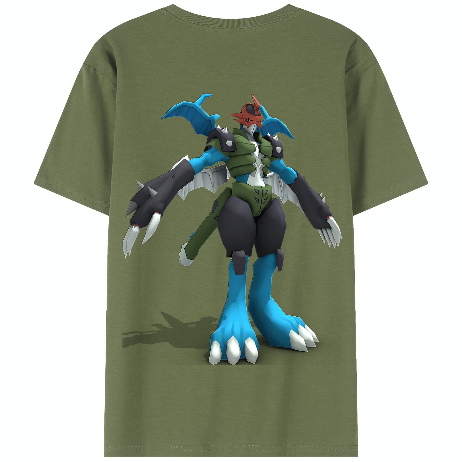 （画像用） Digimon デジタルモンスター/デジモン 綿100％半袖Tシャツ（背面プリント）